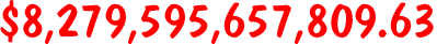 $ 8 , 2 7 9 , 5 9 5 , 6 5 7 , 8 0 9 . 6 3 